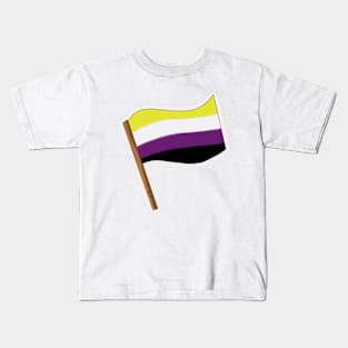 Non-Binary Pride Flag Kids T-Shirt